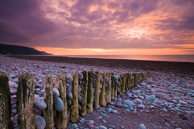 0038 Bossington Beach, Exmoor, Somerset